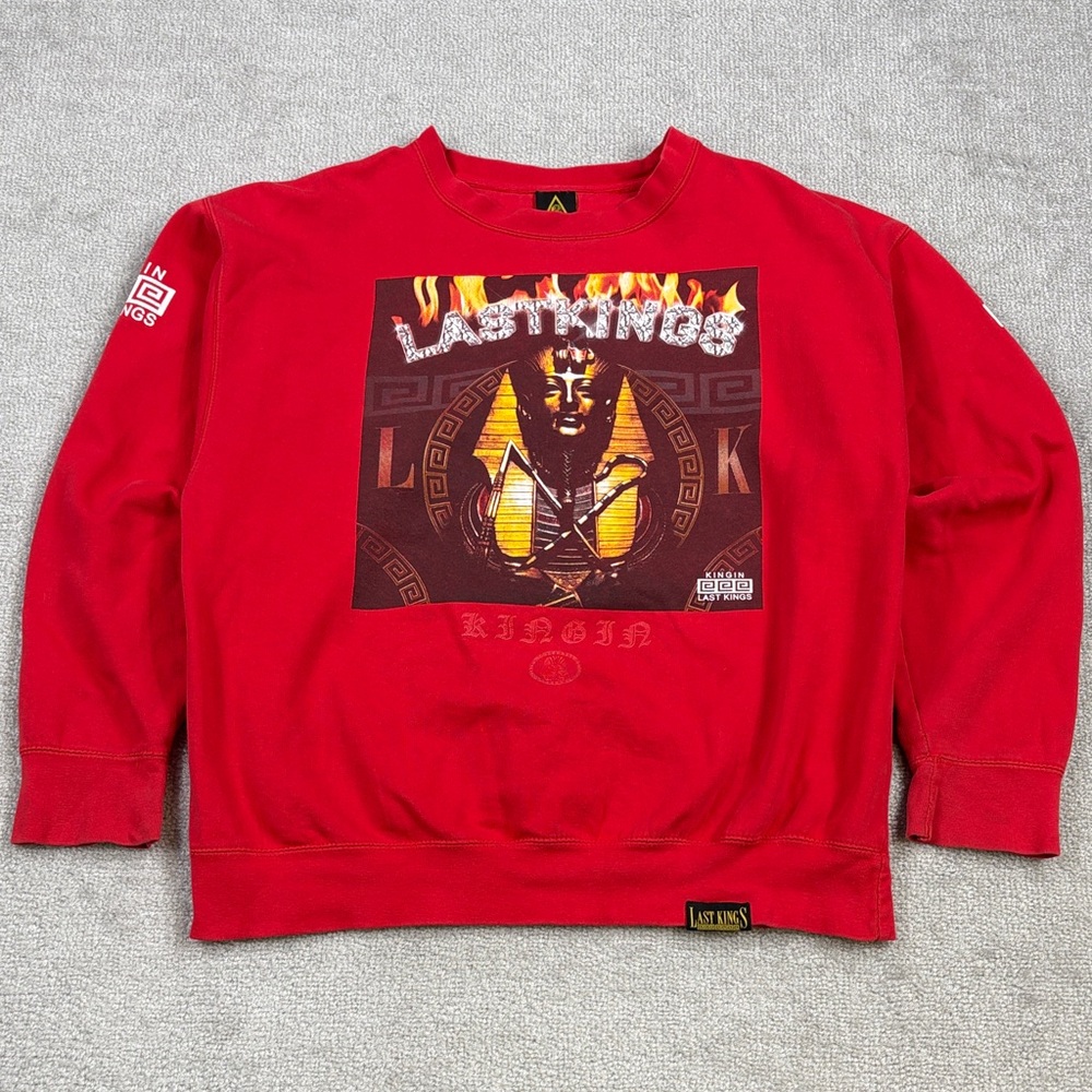 Last Kings Red Crewneck Sweatshirt – XL – Made in USA